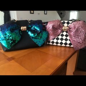 Betsey Johnson bow purses